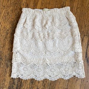 Crochet style skirt in small